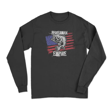 Fisherman American Empire Color Men Long Sleeve Shirt